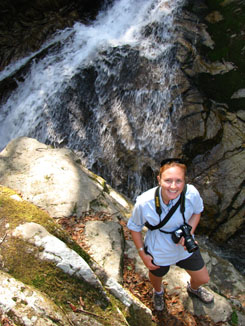 Rhona on Hike near Lake Biwa