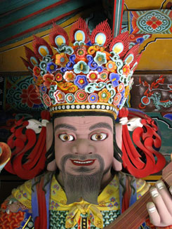 Guardian at Beomeosa Temple, near Busan