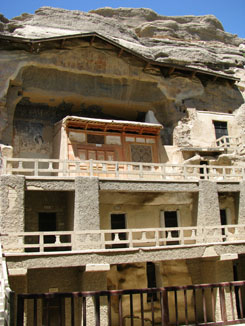 Mogao Caves near Dunhuang Mogao Caves near Dunhuang