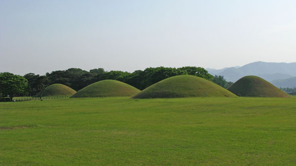 Gyeongju, South Korea - Dongbu Royal Tombs (Tumuli)
