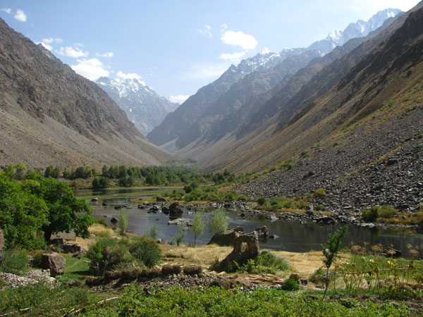 Geisev Valley in Tajikistan